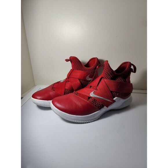 Nike LeBron Soldier 12 TB 'University Red' Men's Size 11.5 - Picture 3 of 6
